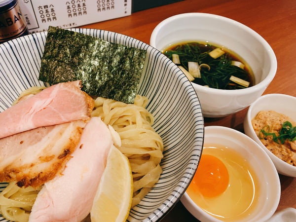 「淡麗つけ麺　醤油」@自家製手もみ麺 鈴ノ木の写真