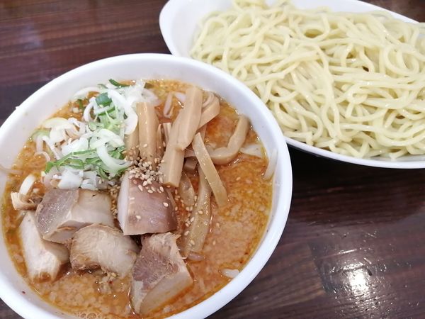 「辛味噌つけ麺(中吉)」@ラッキー食堂まとや 千曲店の写真