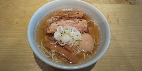 「macro＋煮玉子」@人類みな麺類 東京本店の写真