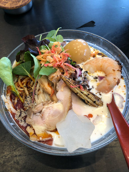 「海老とトウモロコシの冷やし」@麺場voyageの写真