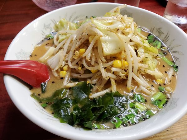 「味噌ラーメン800円」@らーめん ドラごんちの写真