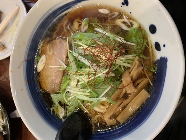 「鴨醤油」@めん処 笑家の写真