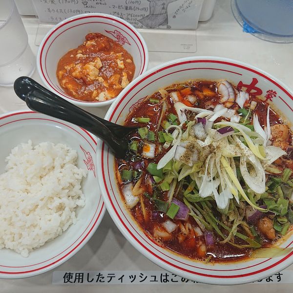 「限定 勝浦風トンタン麺850円、定食190円」@蒙古タンメン 中本 千葉店の写真