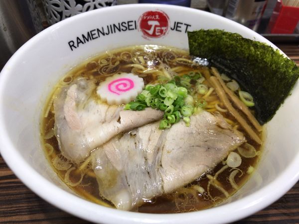 「醤油ラーメン」@ラーメン人生 JET 福島本店の写真