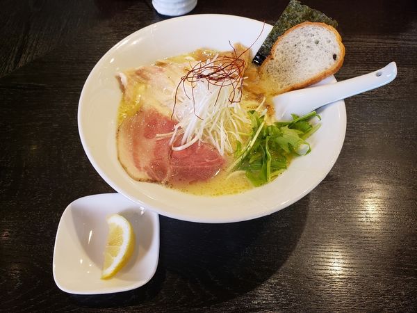 「濃厚鶏白湯 塩」@上気元 いただきの写真