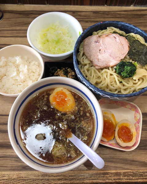 「特製もりそば ＋ ネギ増し」@池袋大勝軒 川越店の写真