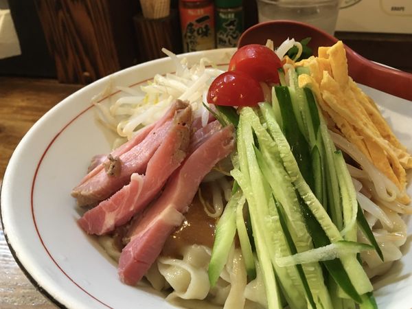 「味噌冷やし中華 大盛」@東京味噌らーめん 鶉の写真