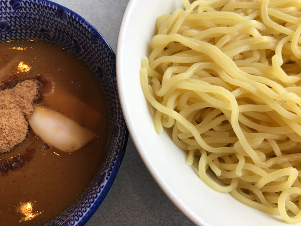 「濃厚鶏白湯つけ麺『風雲児』中盛り（シャキネギ」@らあめん花月嵐 ひたちなか高場店の写真