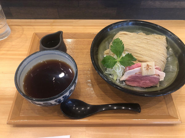 「貝だしのあっさり醤油つけ麺」@麺家 幸先坂の写真