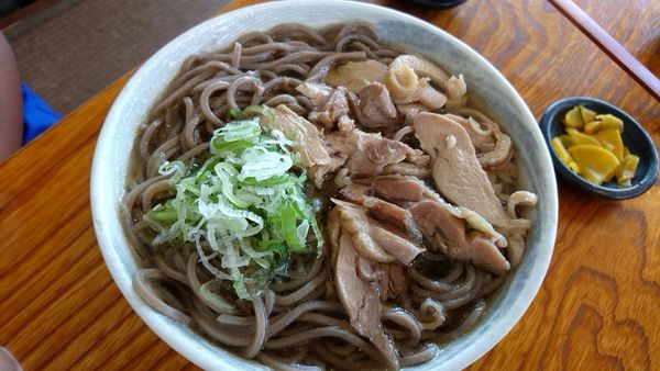 「肉そば 750円」@そば処 ひろの写真