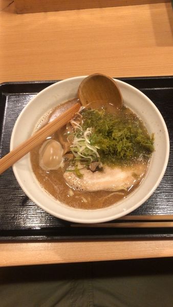 「磯玉ラーメン＋餃子」@麺処 福吉 極の写真