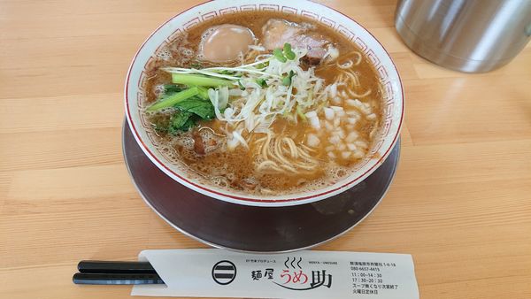 「こってり味玉UWO」@麺屋 うめ助の写真