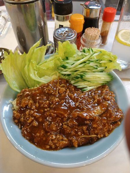 「ジャージャー麺　800円」@千成飯店の写真
