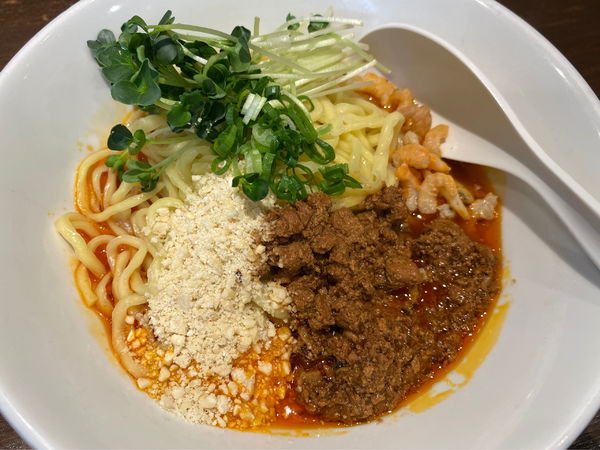 「日式汁なし担々麺」@六坊担担面の写真