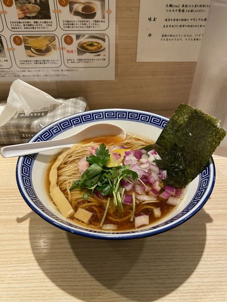 「国産アゴ煮干しそば」@中華そば 竹むらの写真