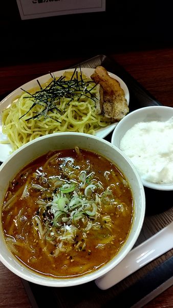 「雷つけ麺（一番）　1000円」@風っ子大将の写真