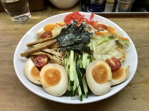 「冷やし中華 中盛 ＋ 味タマゴ」@中野大勝軒の写真