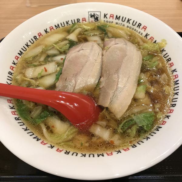 「おいしいラーメン（￥750）」@どうとんぼり 神座 大阪国際空港店の写真