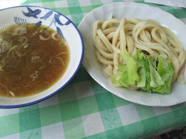 「肉つけうどん（中）￥450」@みうらうどんの写真