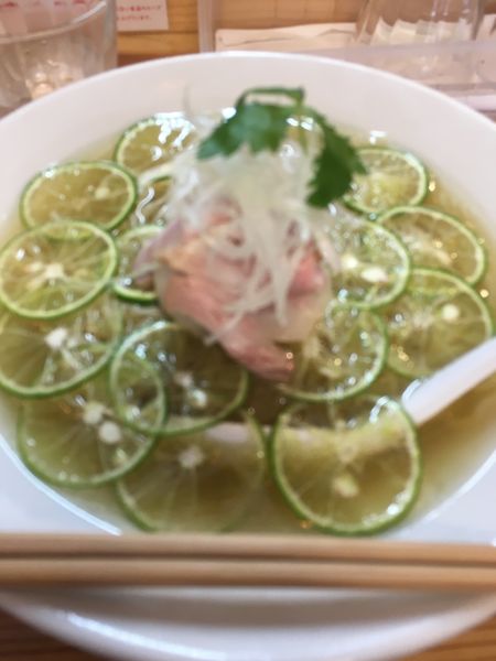 「すだちそば」@純水煮干し中華そば 匠庵の写真