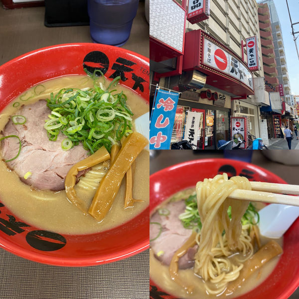 「コッテリ➕半ライス（サービスランチ）」@天下一品 錦糸町店の写真