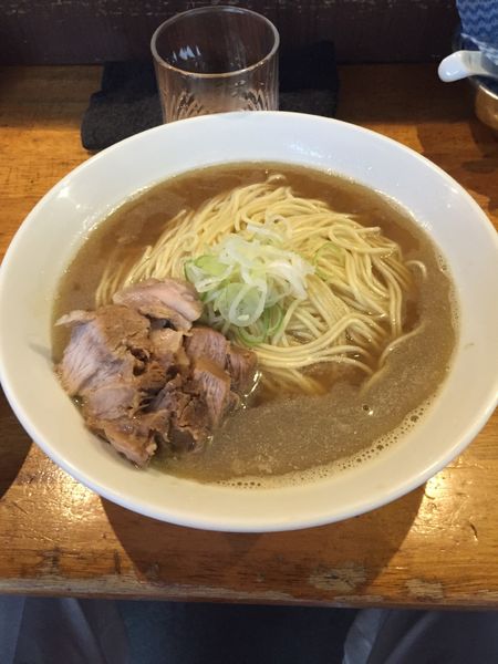 「肉そば（大盛り）」@自家製麺 伊藤の写真