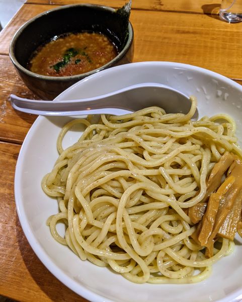 「海老つけ麺　850円」@EBIKURAの写真