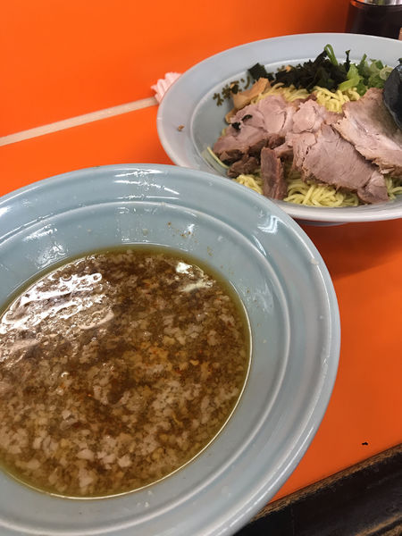 「チャーシューつけ麺(中)」@ラーメンショップ 三芳町店の写真