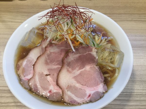 「【限定】冷やしラーメン(¥900)」@くじら食堂bazar 三鷹店の写真