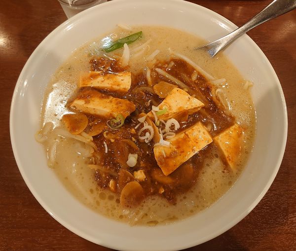 「マーボラーメン(塩、850円)」@中華そば がんちゃんの写真