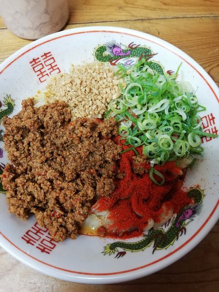 「汁なし担々麺」@自家製麺 てんかの写真