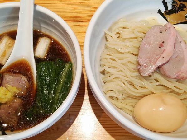 「味玉鴨中華つけそば」@満鶏軒の写真
