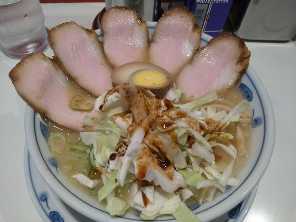 「焼豚らあめん」@らあめん英 本店の写真