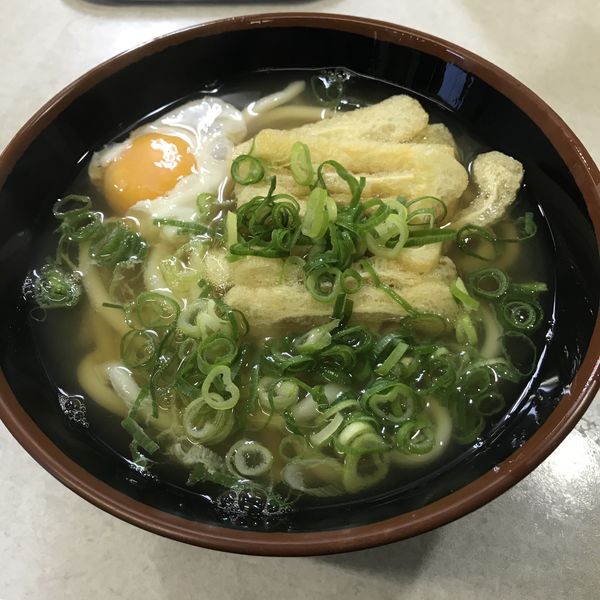 「きざみ（￥310）＋玉子（￥80）」@丸一屋の写真