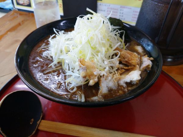 「かすそば＋ネギ」@中華そば くりの木 伊奈店の写真