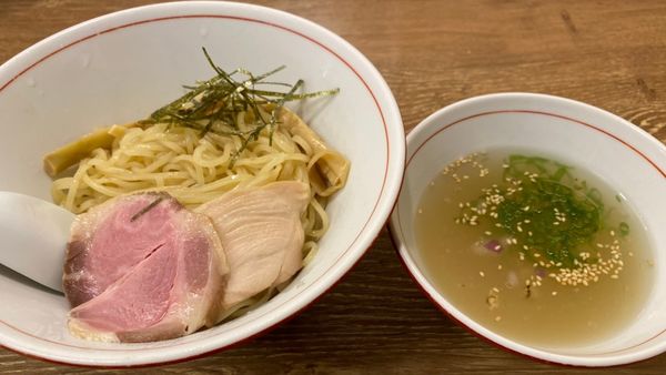 「【限定】冷やし鯛塩つけ麺　８５０円」@麺処 琥珀の写真
