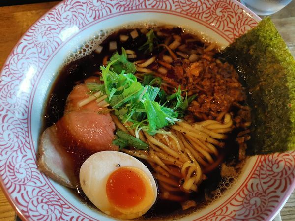 「淡麗煮干しsoba(黒)」@BIRDMANの写真