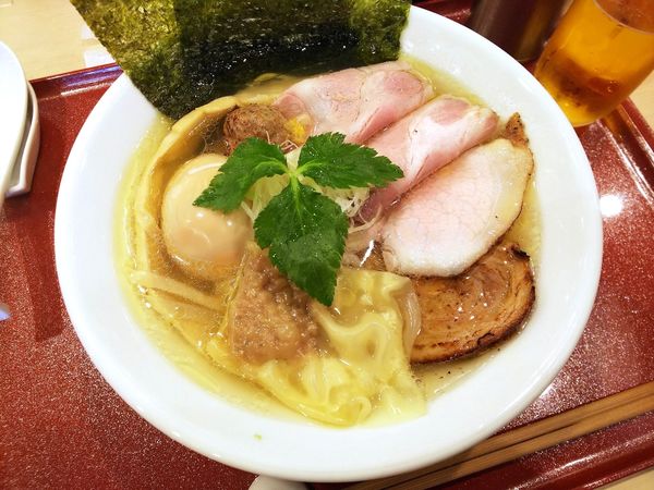「特製イリコそば　1200円」@麦と麺助 新梅田中津店の写真