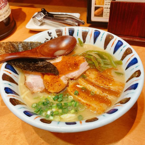 「七志らーめん　ねぎ豚ご飯」@七志らーめん 鹿島田店の写真
