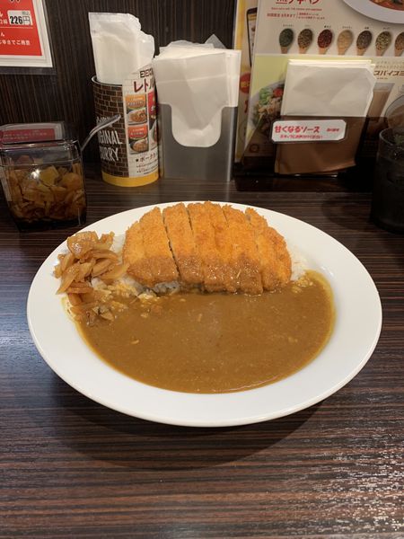 「ロースカツカレー 2辛」@カレーハウスCoCo壱番屋 青山1丁目店の写真