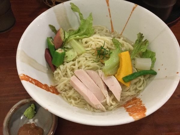 「【季節限定】冷やし梅塩ラーメン(¥800)」@旬麺しろ八の写真