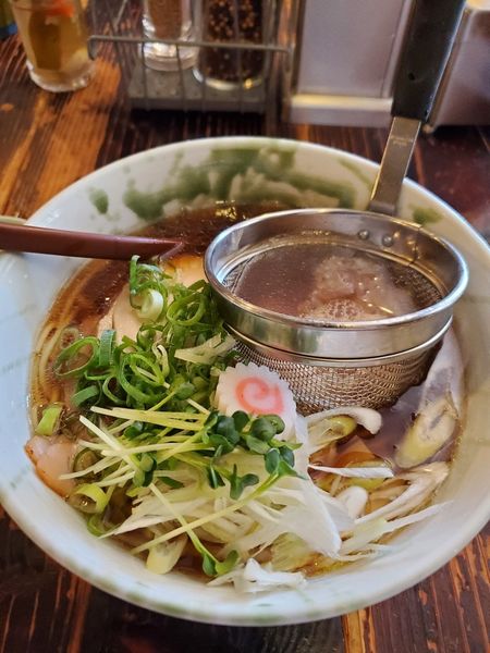 「追い鶏節らーめん　しょうゆ」@G麺7の写真