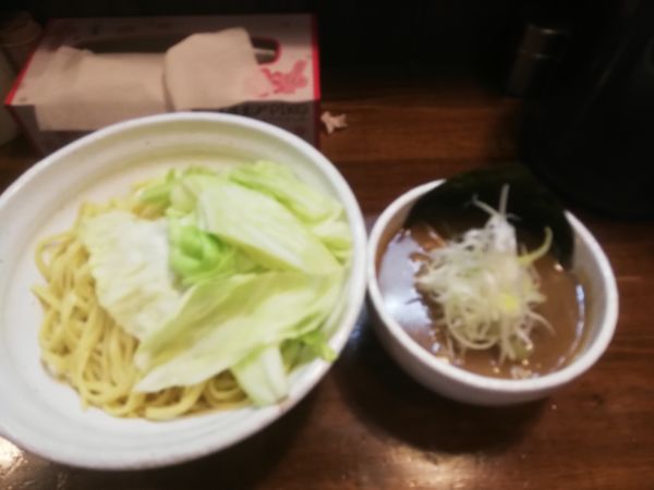 「4種の魚つけ麺　大盛　900円」@『   』（無銘）の写真