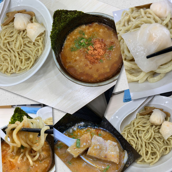 「海老つけ麺880円＋海老水餃子」@EBIKURA 渋谷店の写真