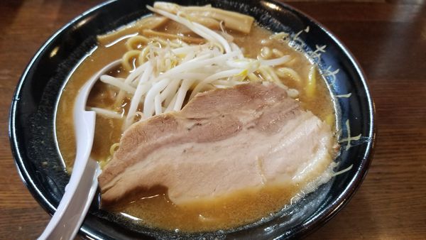 「信州味噌らあめん」@らあめん 寸八 総本店の写真