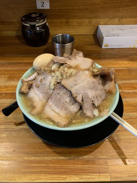 「ラーメン並豚ダブル」@ラーメン盛太郎の写真
