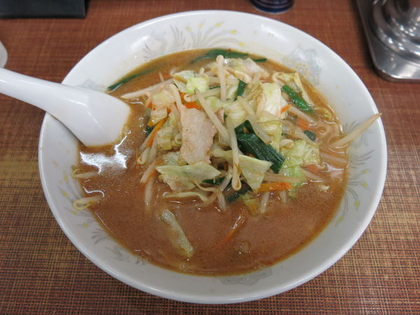 「ミソ味タンメン：850円」@珍來 五反野店の写真