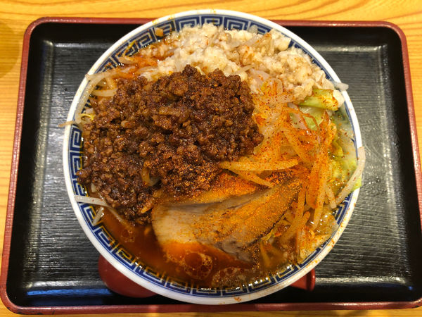 「旨辛角ふじそば」@つくば麺屋こうじの写真