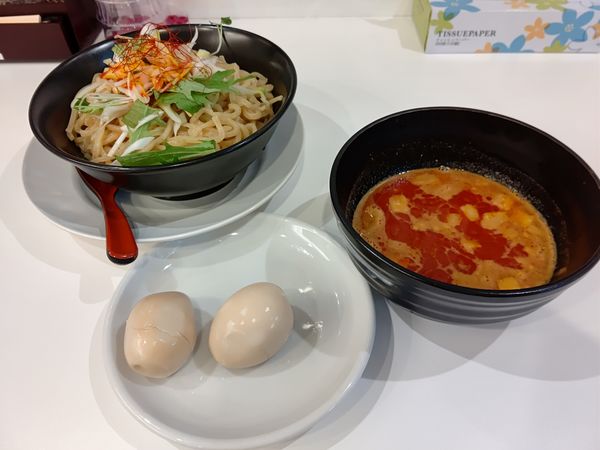 「辛つけめん(中盛・300g)830円」@ラーメン処 そうじゃ屋の写真