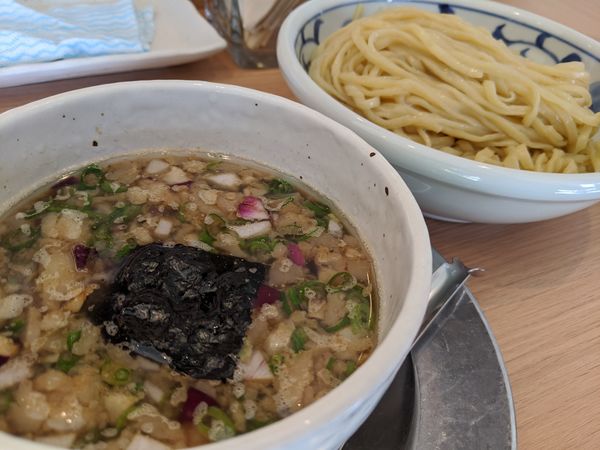 「背脂煮干しつけ麺」@ねいろ屋 豊洲店の写真